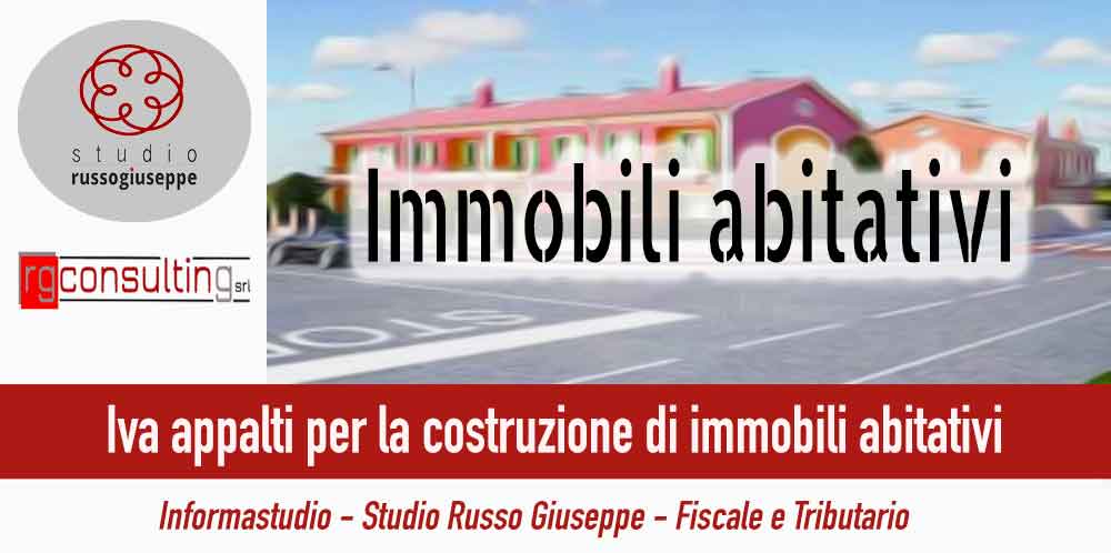 Iva Appalti Per La Costruzione Di Immobili Abitativi - Studio Russo ...